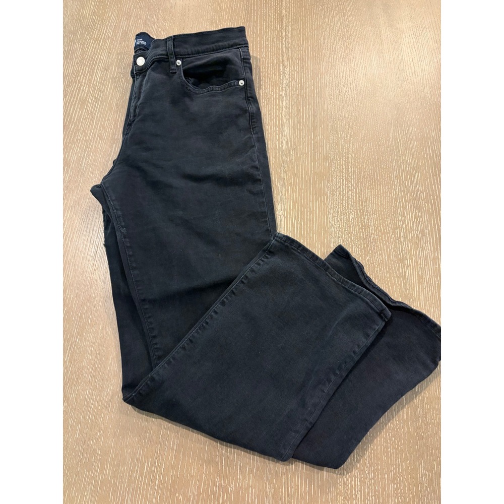 GAP 1969 Women's Size 18/34 Black Denim Universal Baby Boot Cut Jeans